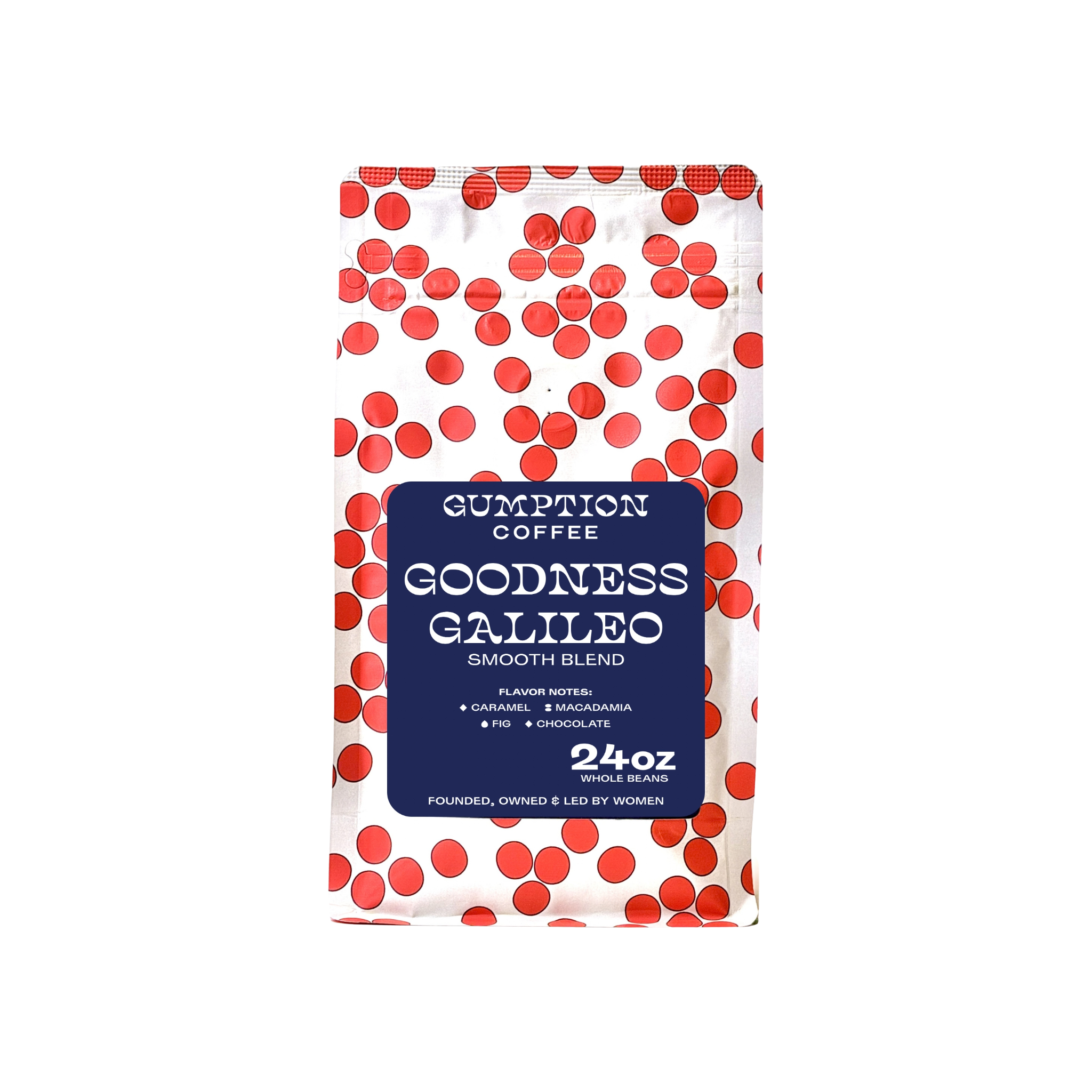 Goodness Galileo coffee blend, 24oz bag, Gumption Coffee