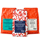 Tasty Trio coffee gift set, three 12oz bags of Gumption Coffee
