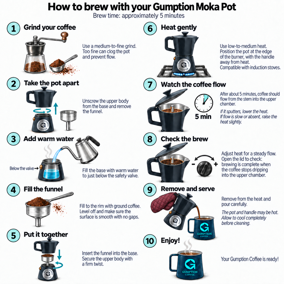 MiiR Gumption Moka Pot 10oz