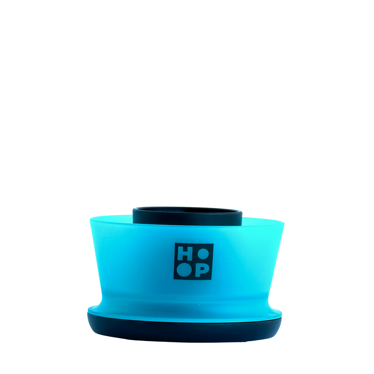 Hoop coffee brewer in teal